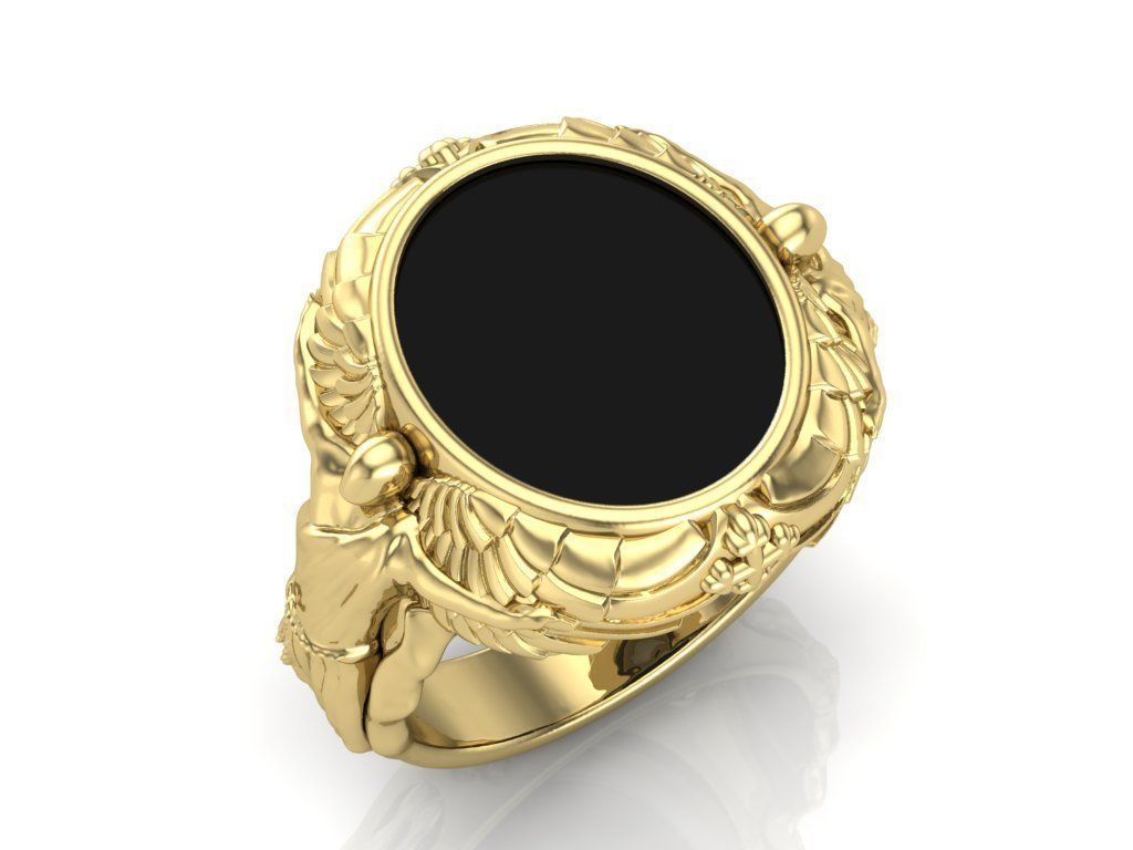 Ring Angels 3D print model_1