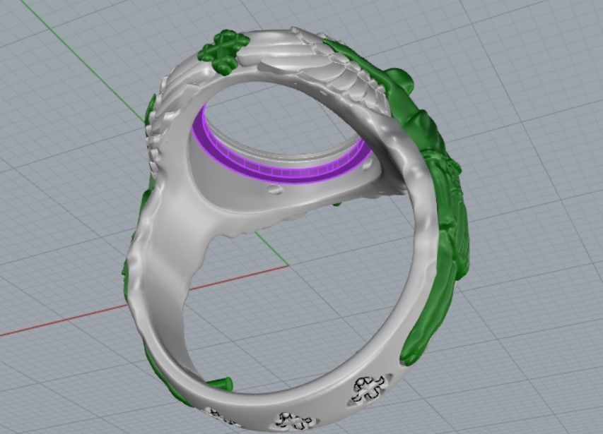 Ring Angels 3D print model_18