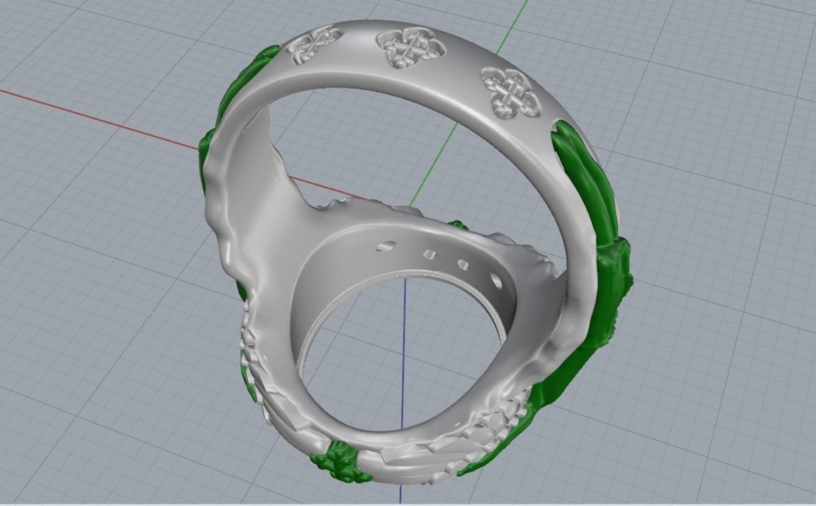 Ring Angels 3D print model_21