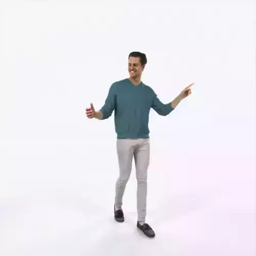 Virtue 11H pointing Couple Pointing walking Casual Man