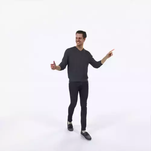 Virtue 11B pointing Couple Pointing walking Casual Man