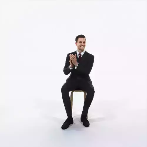 Virtue 13C Clapping Sitting Elegant Man