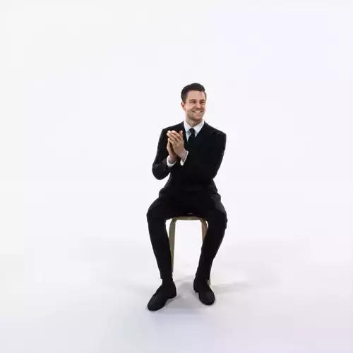 Virtue 13B Clapping Sitting Elegant Man