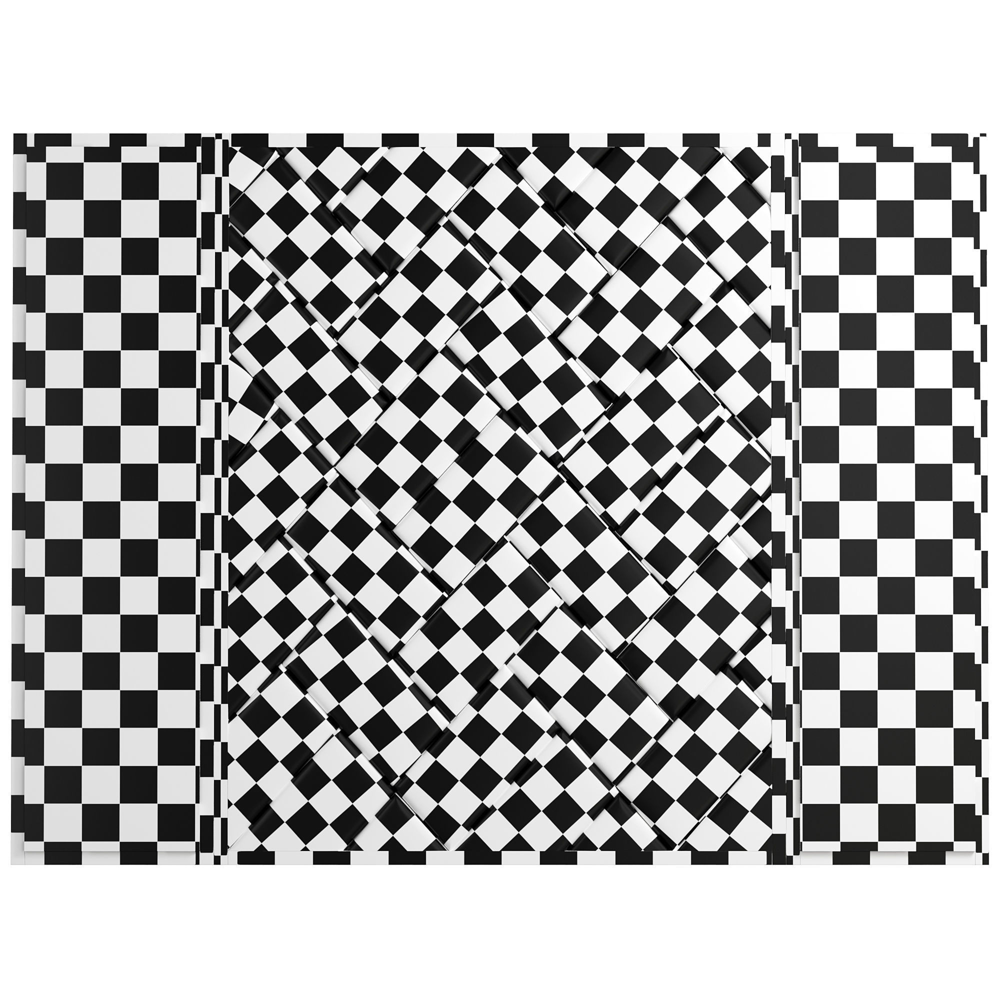 Wall panels 017 3D model_4