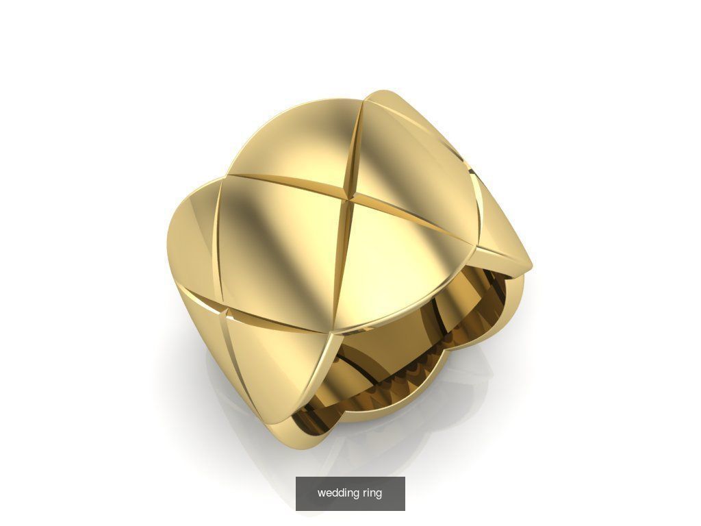 Couple Band Ring 36 model 3D Model Collection_24