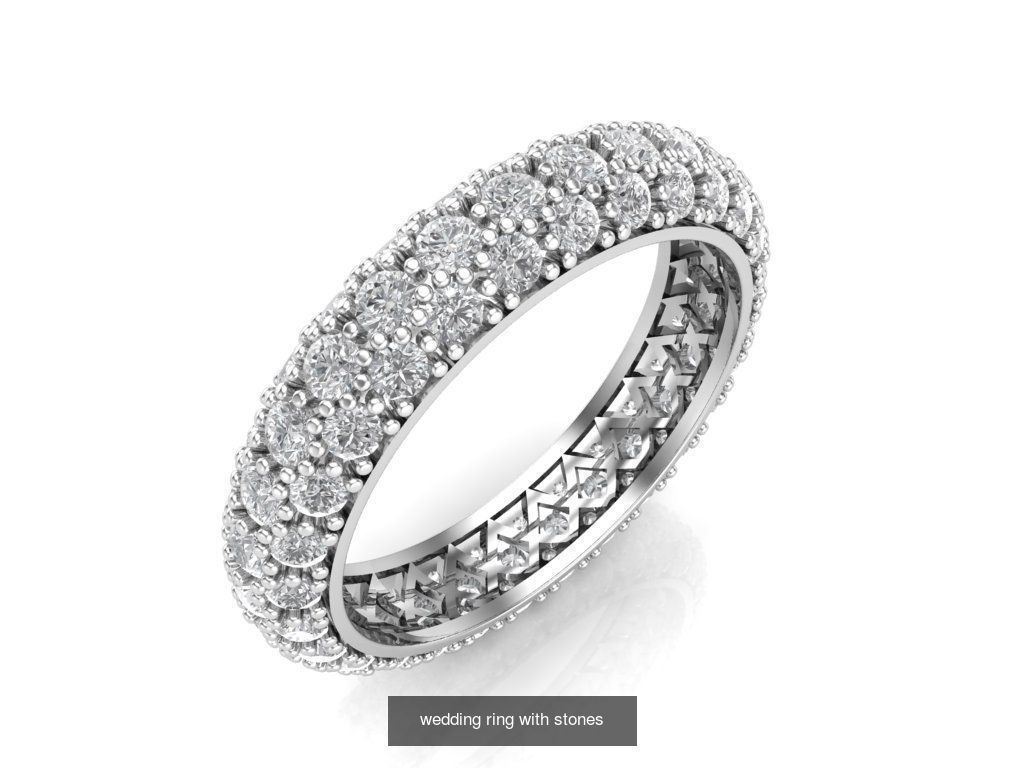 Couple Band Ring 36 model 3D Model Collection_23