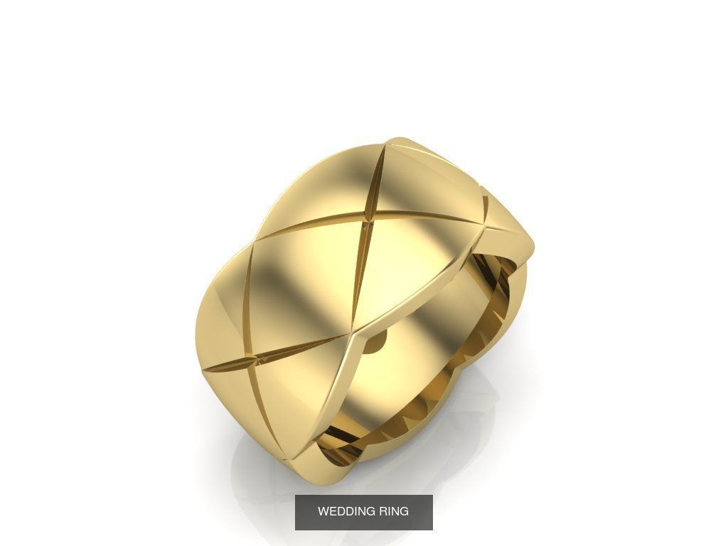 Couple Band Ring 36 model 3D Model Collection_32