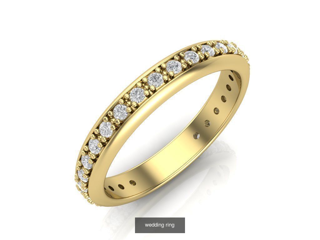 Couple Band Ring 36 model 3D Model Collection_36