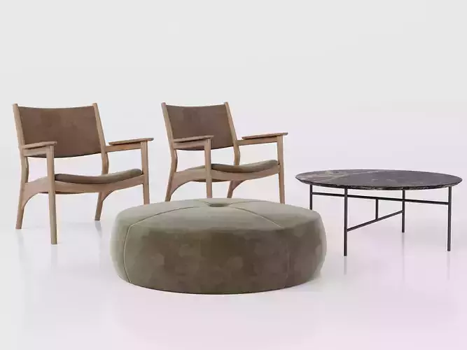 Contemporary living room furniture set