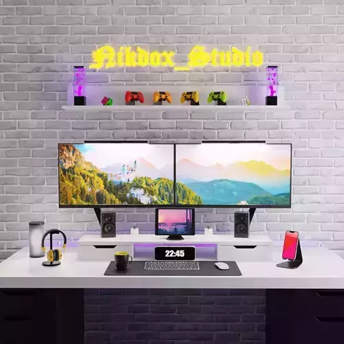 Modern Computer Desk 10 by Nikdox