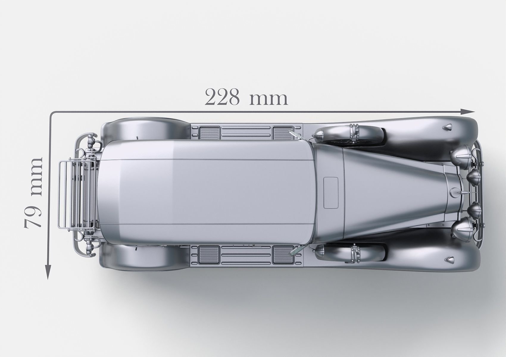 Packard Speedster Phaeton 1930 3D print model_1