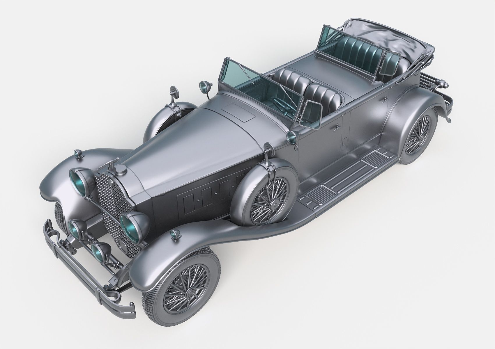 Packard Speedster Phaeton 1930 3D print model_2