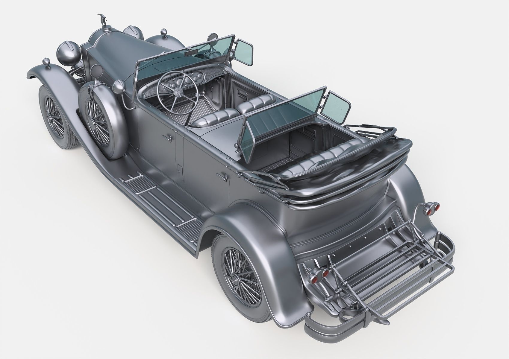 Packard Speedster Phaeton 1930 3D print model_3