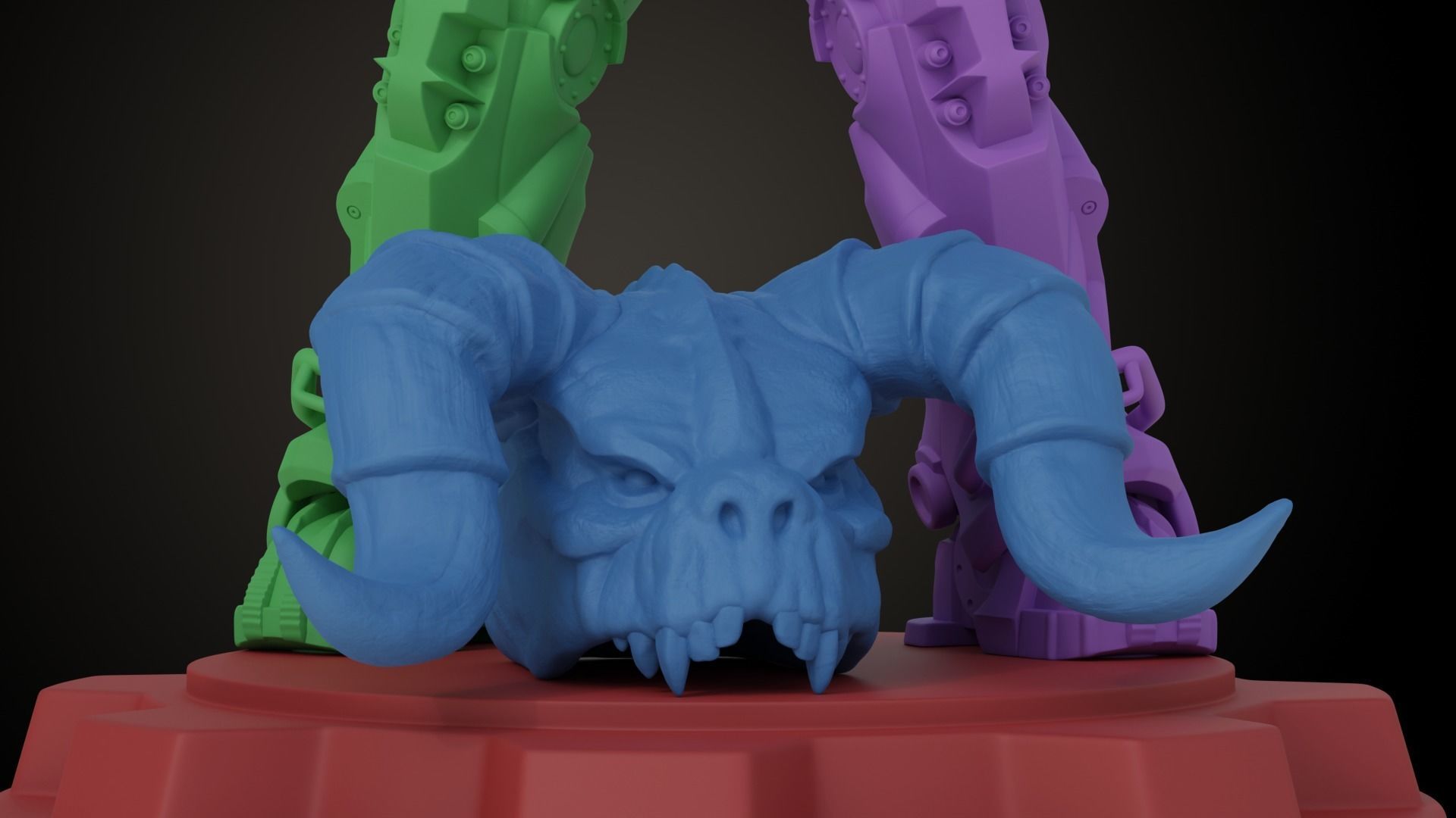 Fallout T60 Battle Pose 3D print model_17