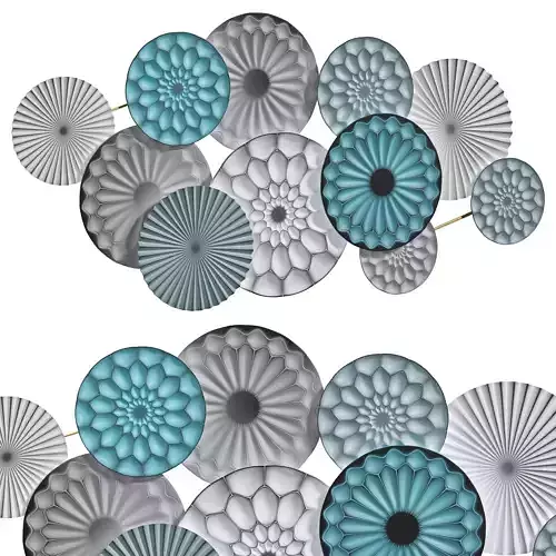 Metal Discs Wall Decor by Wayfair
