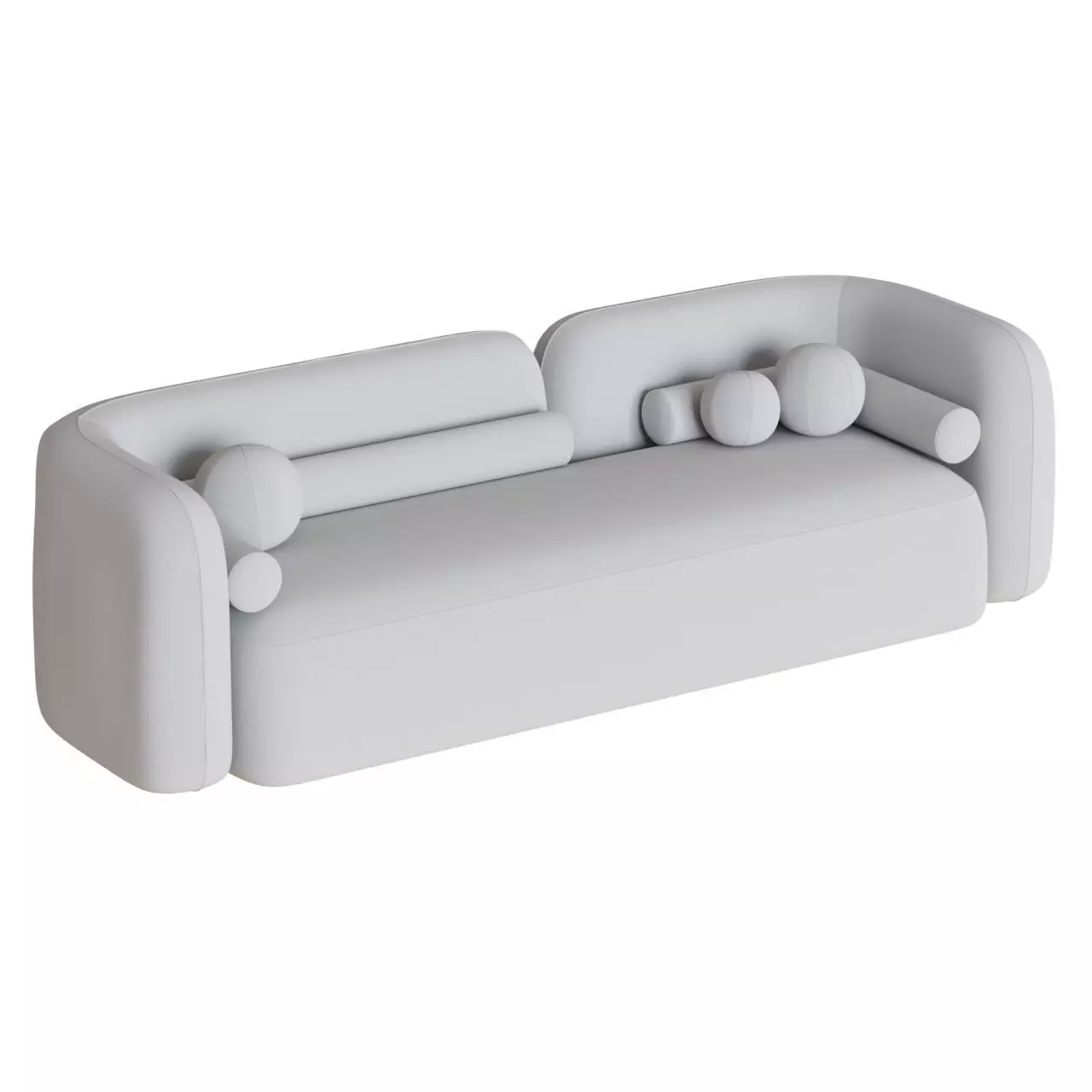 Sofa 3 pl Kelly AJITH minimalista SUNSET BRUSH SOFA Modern 3D model