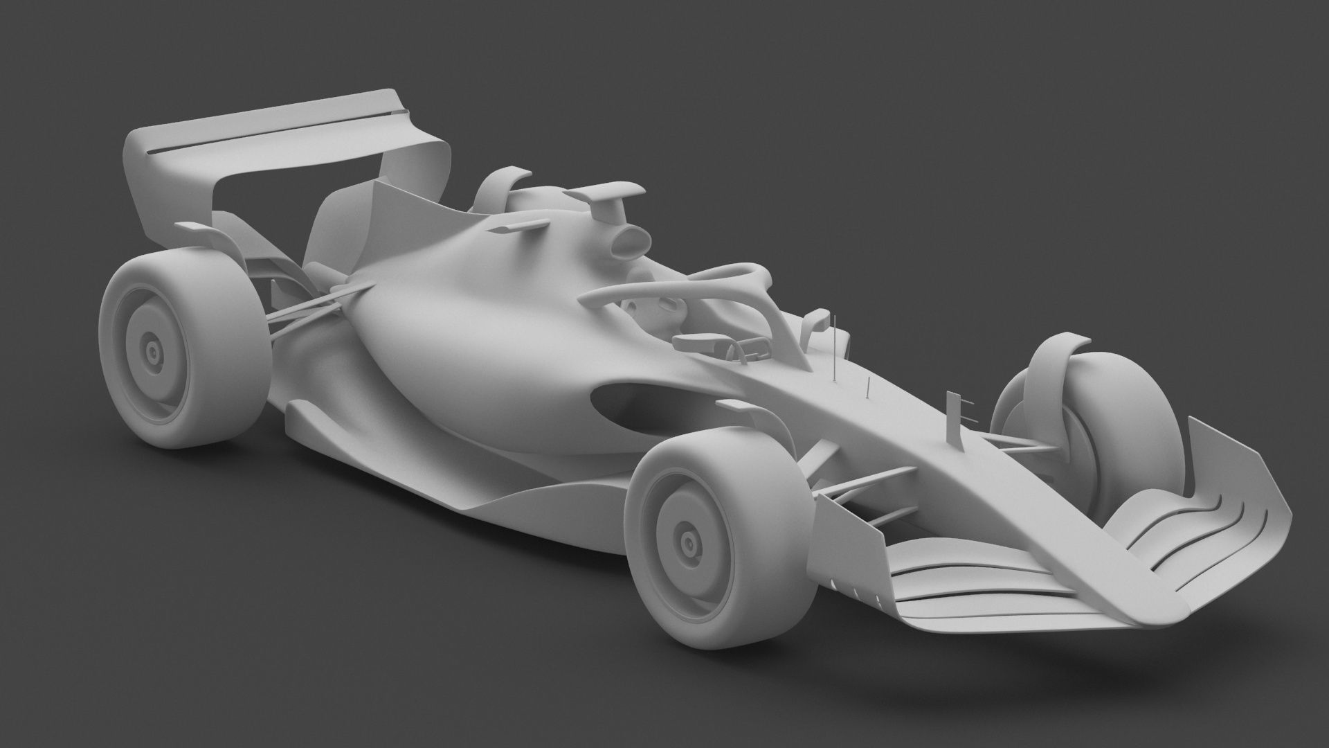 Formula 1 F1 Race Car concept 3D model_7
