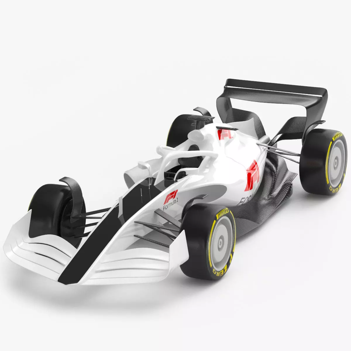 Formula 1 F1 Race Car concept 3D model_0