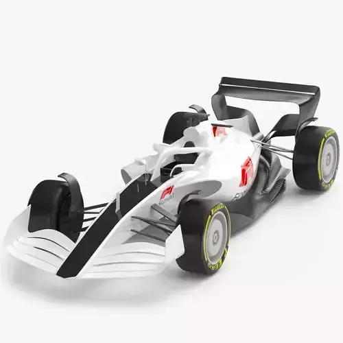 Formula 1 F1 Race Car concept 3D model