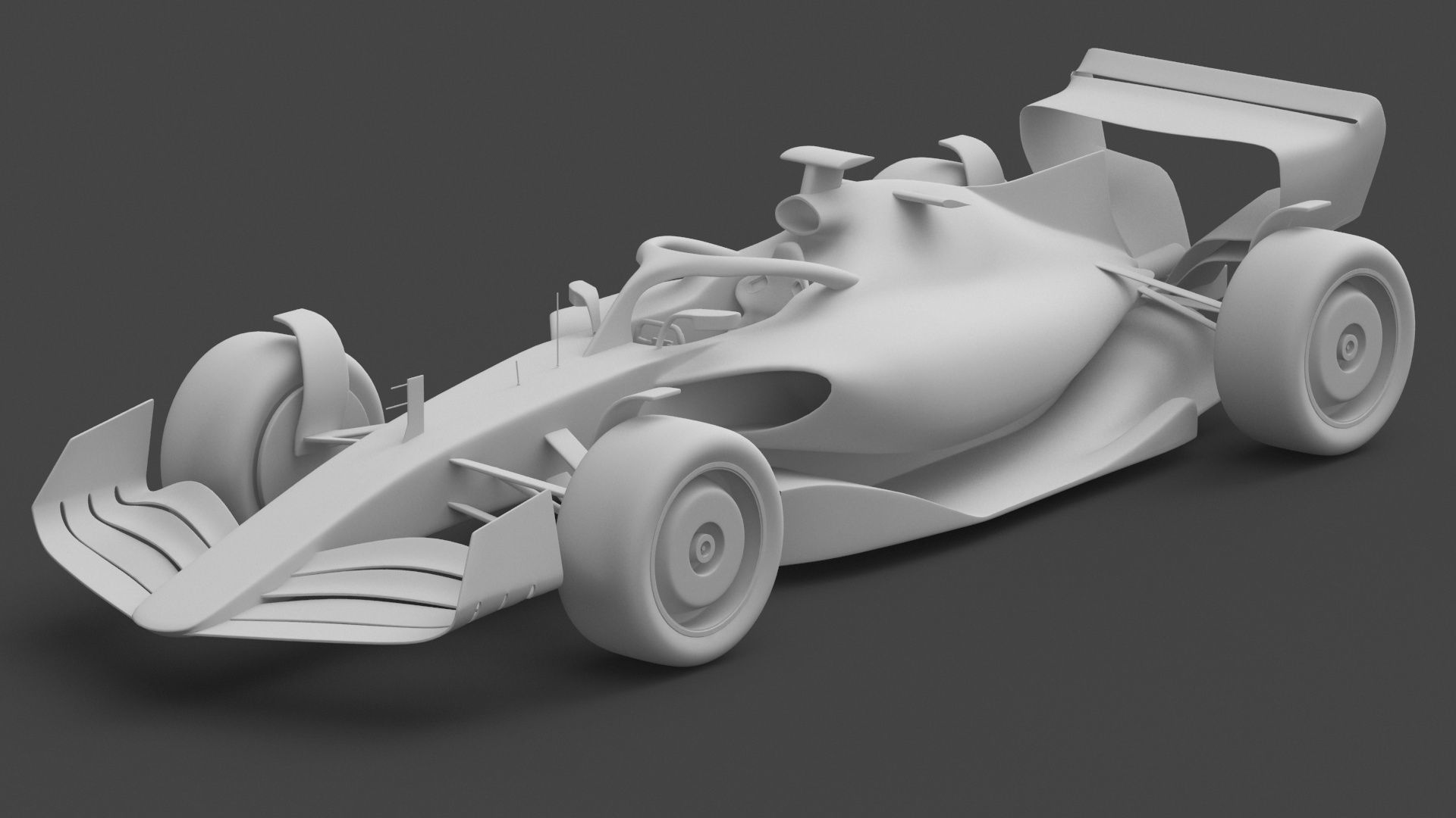 Formula 1 F1 Race Car concept 3D model_5