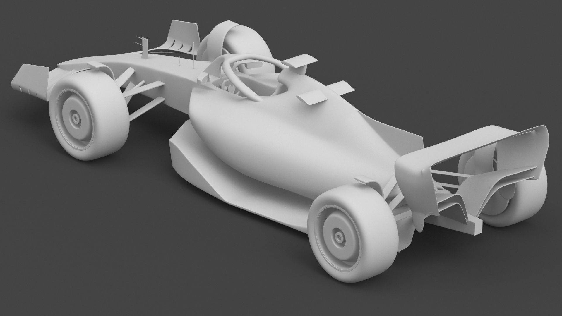 Formula 1 F1 Race Car concept 3D model_6