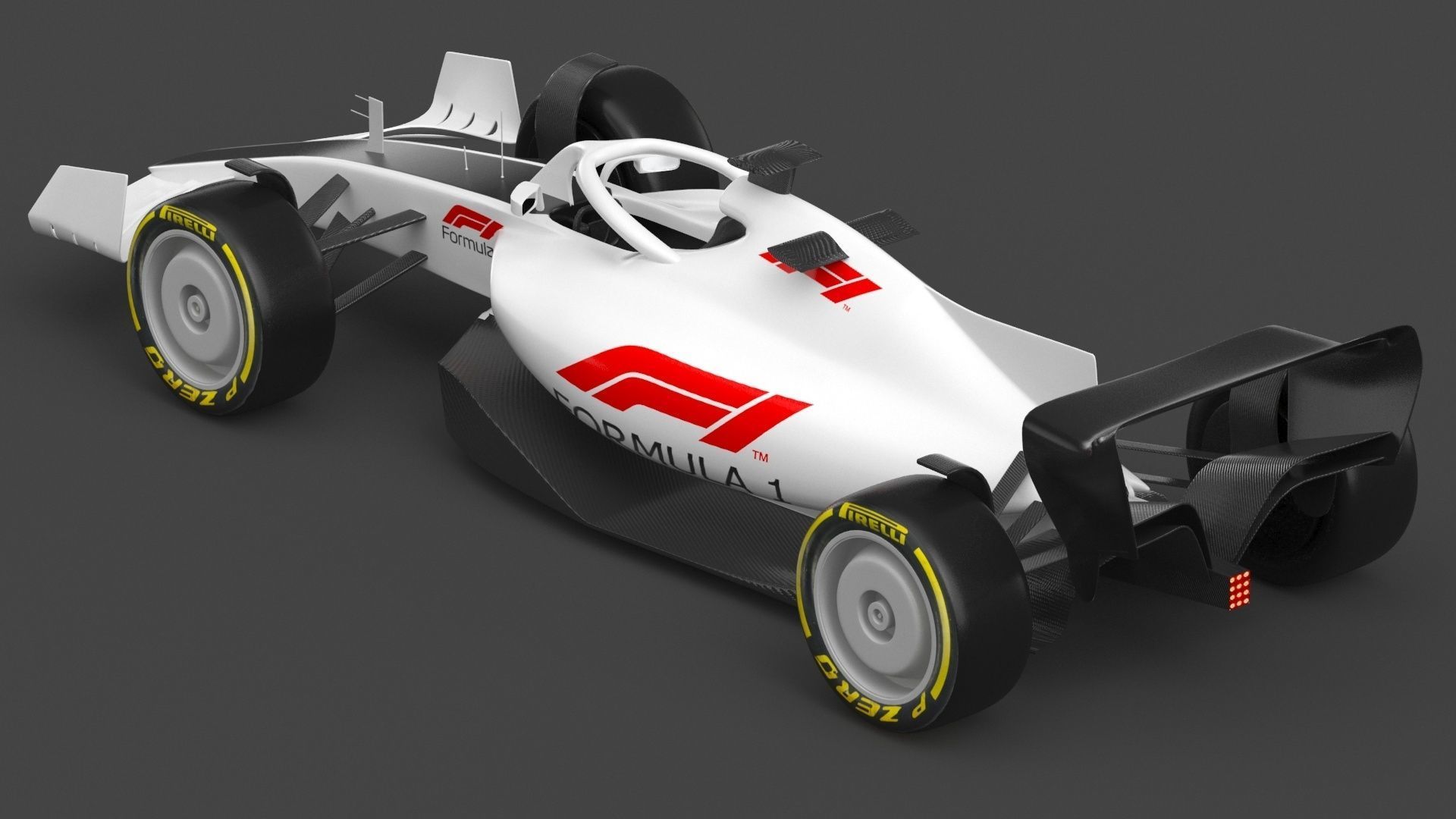 Formula 1 F1 Race Car concept 3D model_2