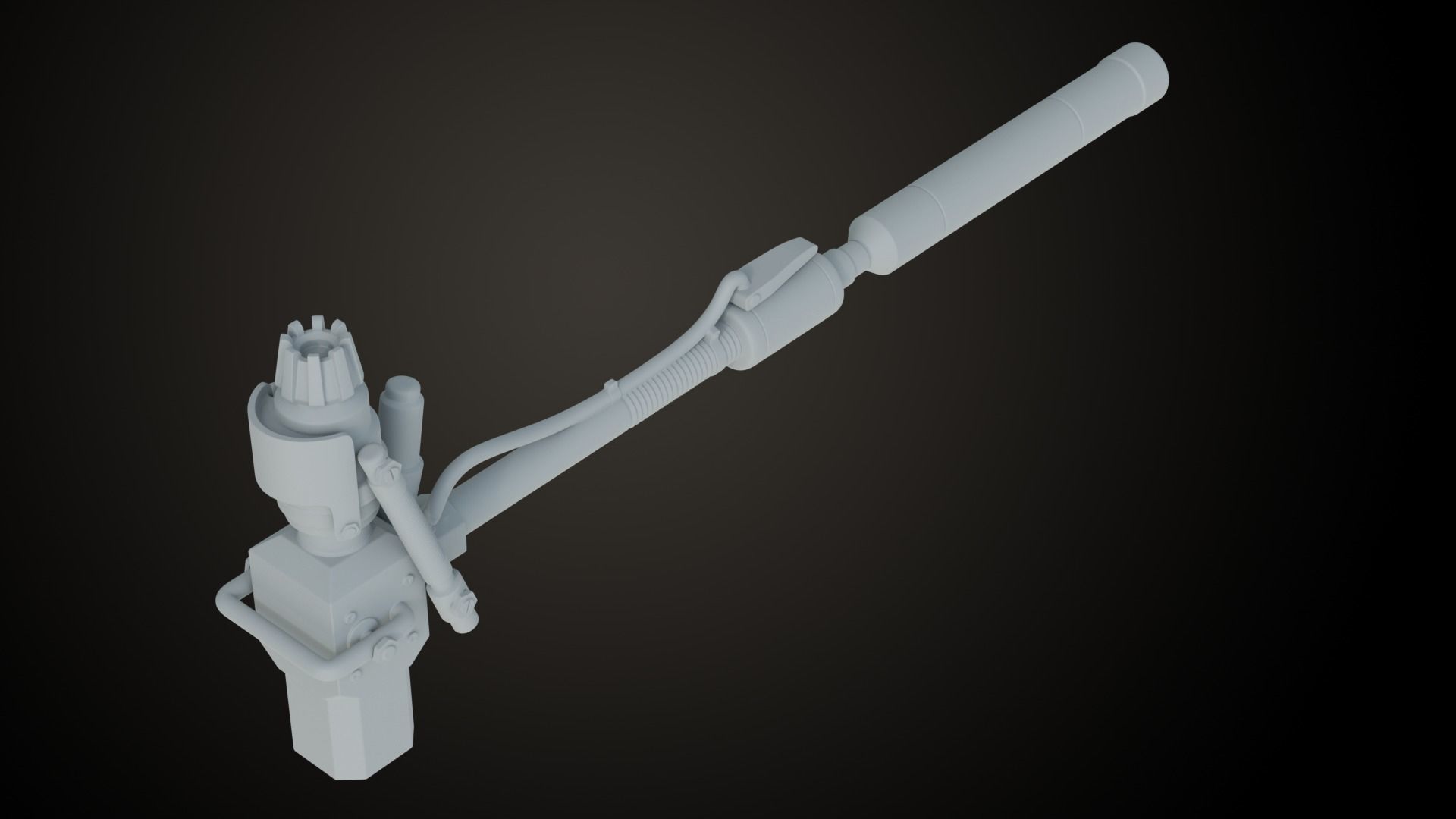 Fallout Super Sledge Hammer 3D print model_9