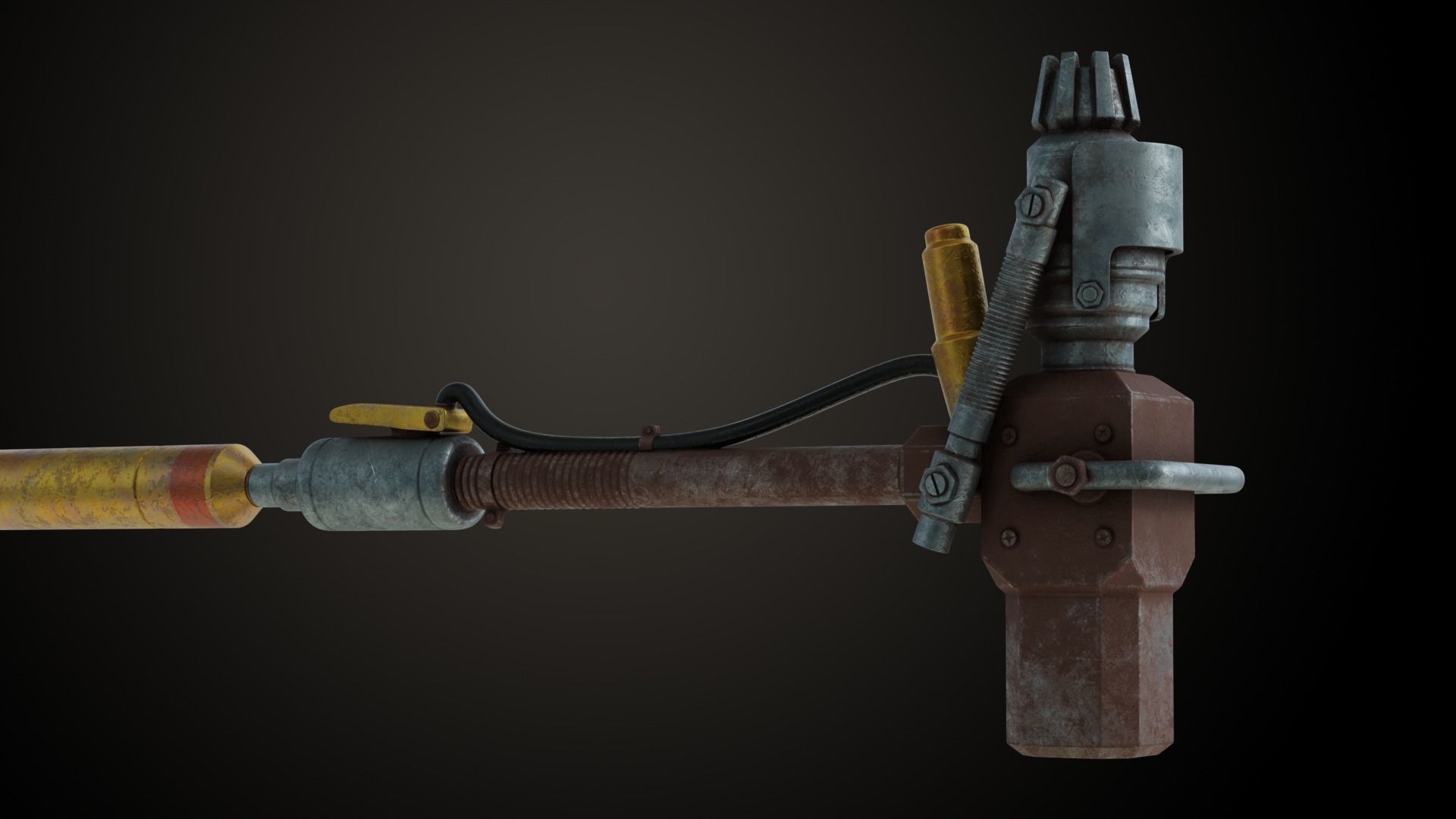 Fallout Super Sledge Hammer 3D print model_2