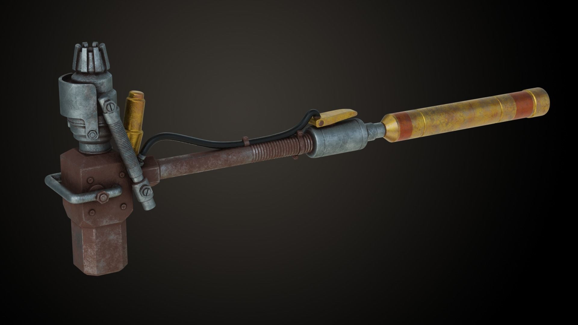 Fallout Super Sledge Hammer 3D print model_1
