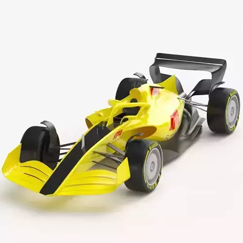 Formula 1 F1 Race Car  3D model