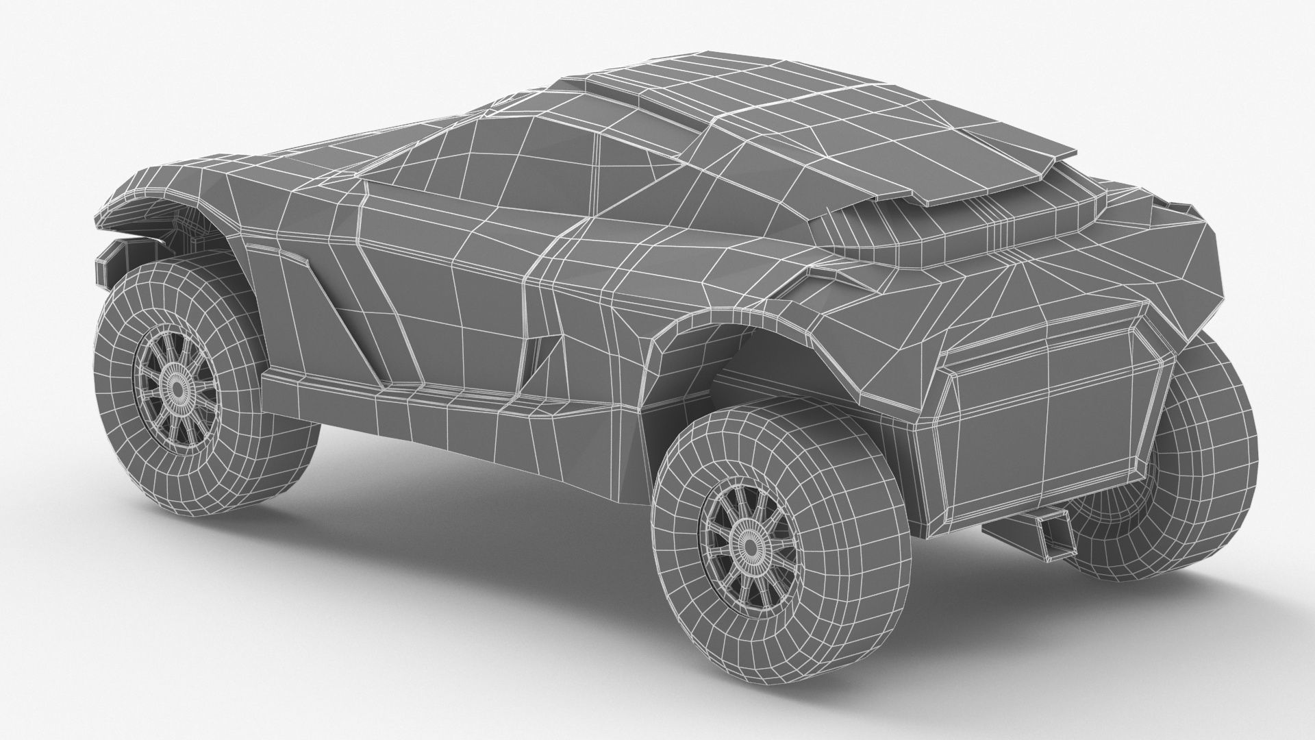 Extreme Off RAOD car 3D model_8