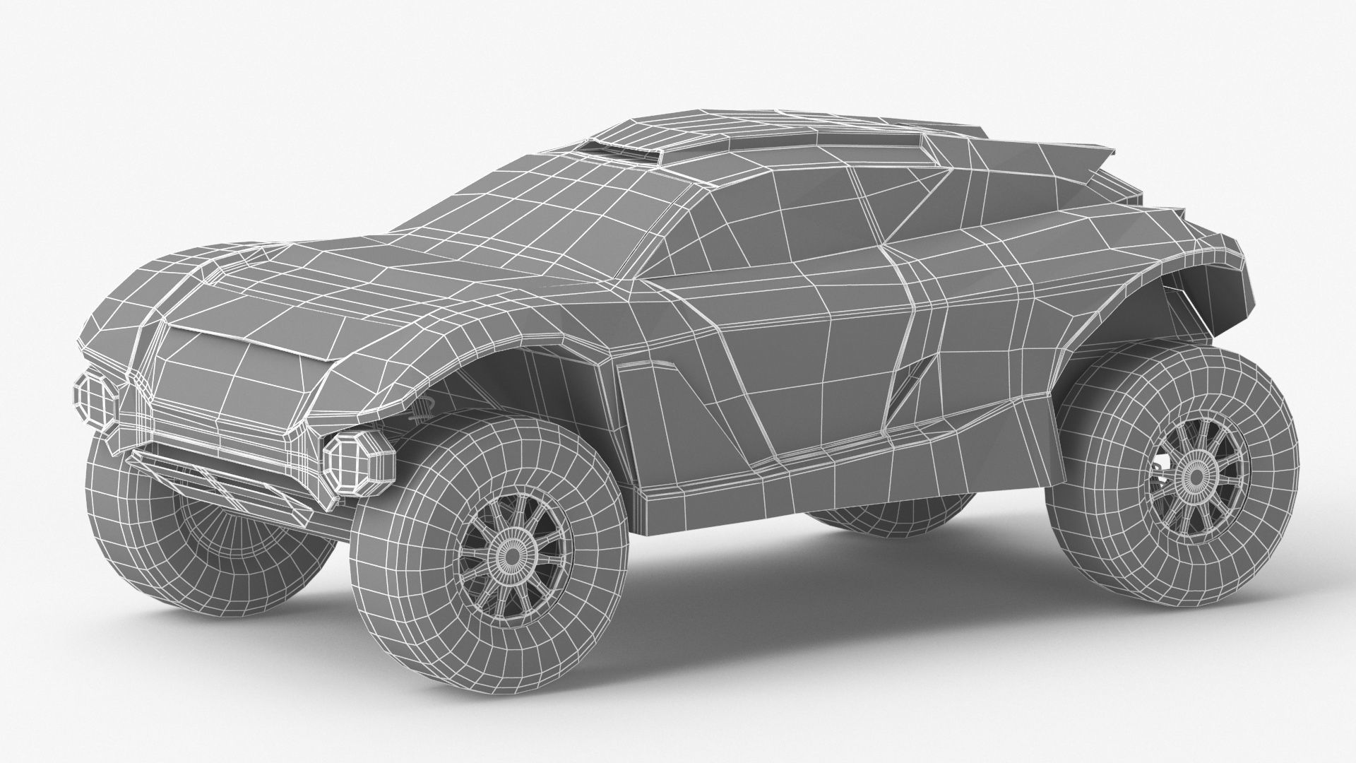 Extreme Off RAOD car 3D model_7