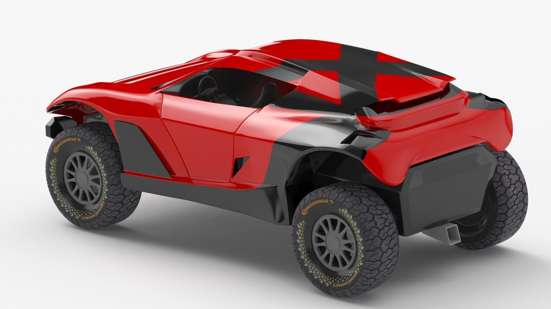Extreme Off RAOD car 3D model_2