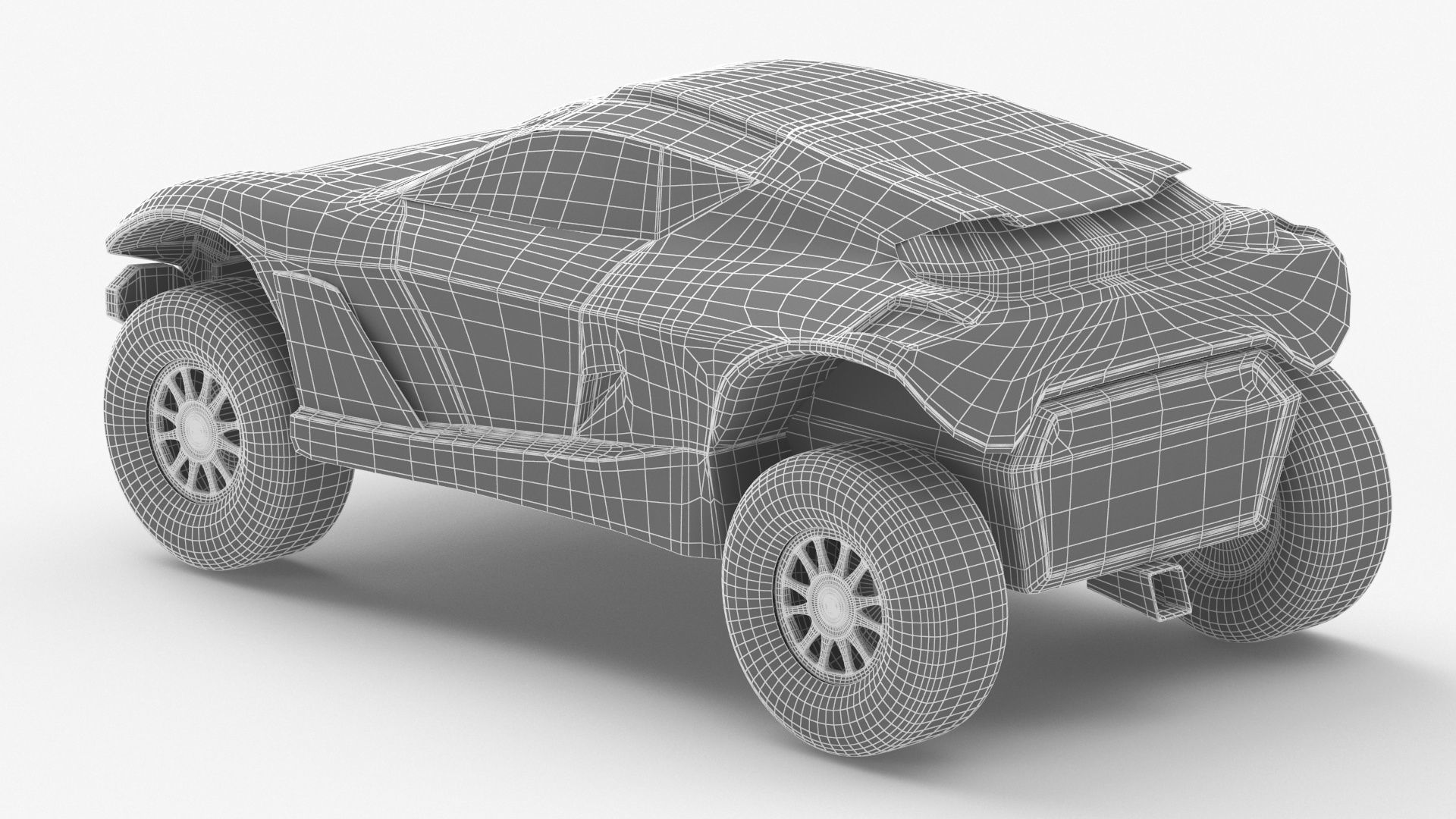 Extreme Off RAOD car 3D model_9