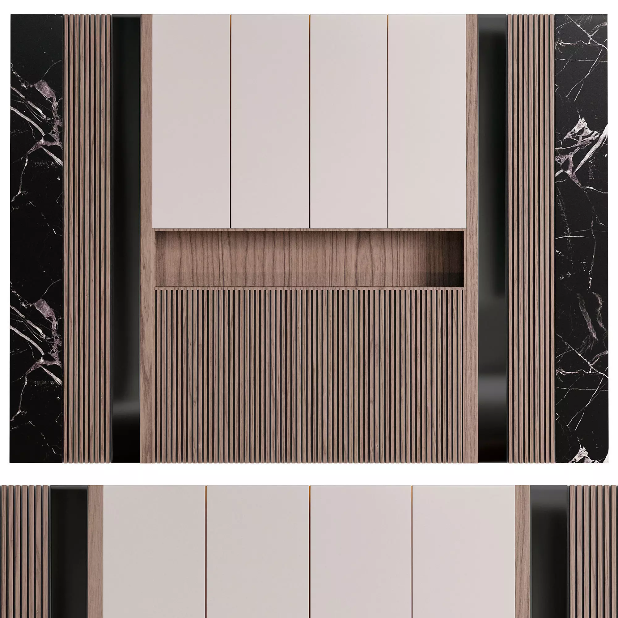 Wall panels 022 3D model_0
