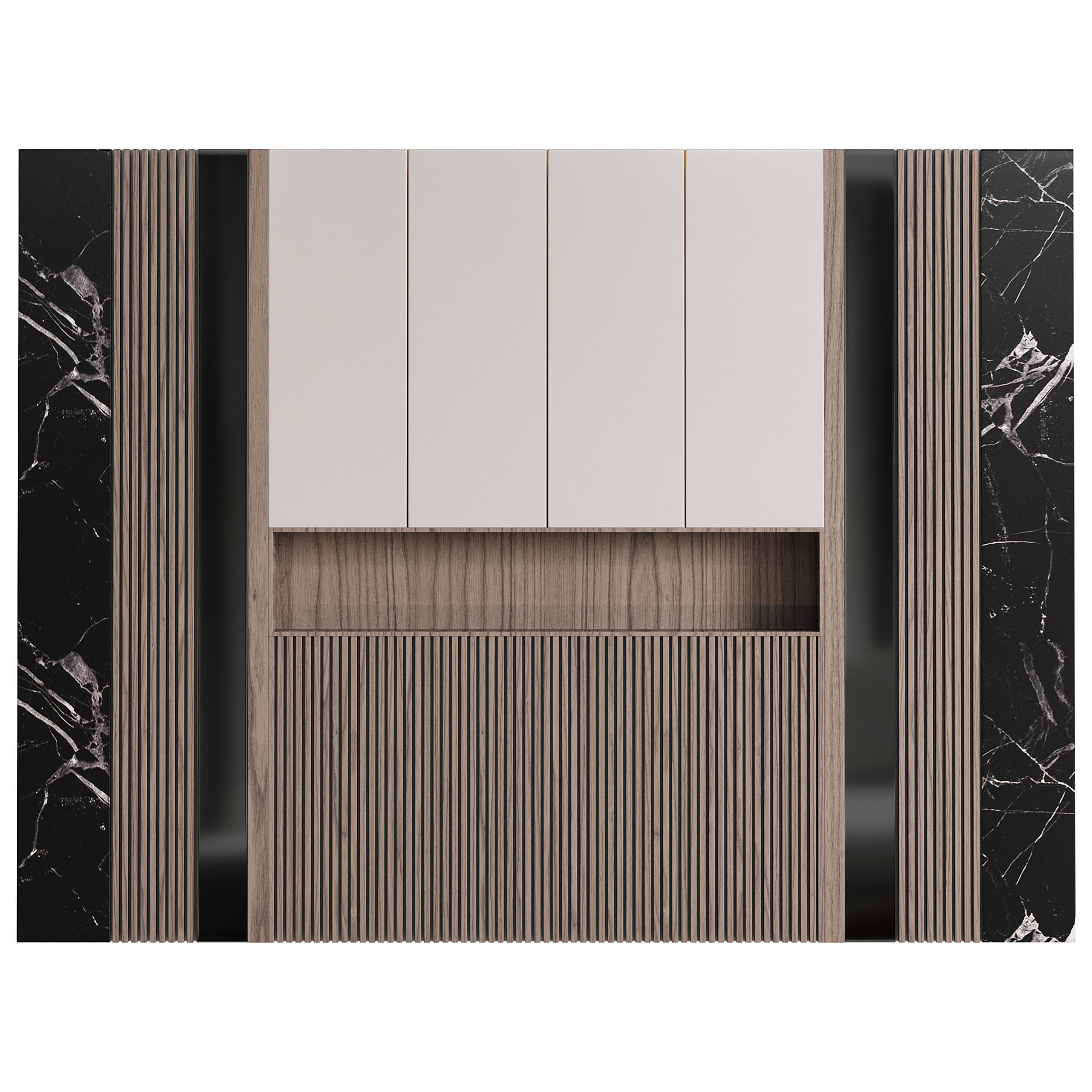 Wall panels 022 3D model_1