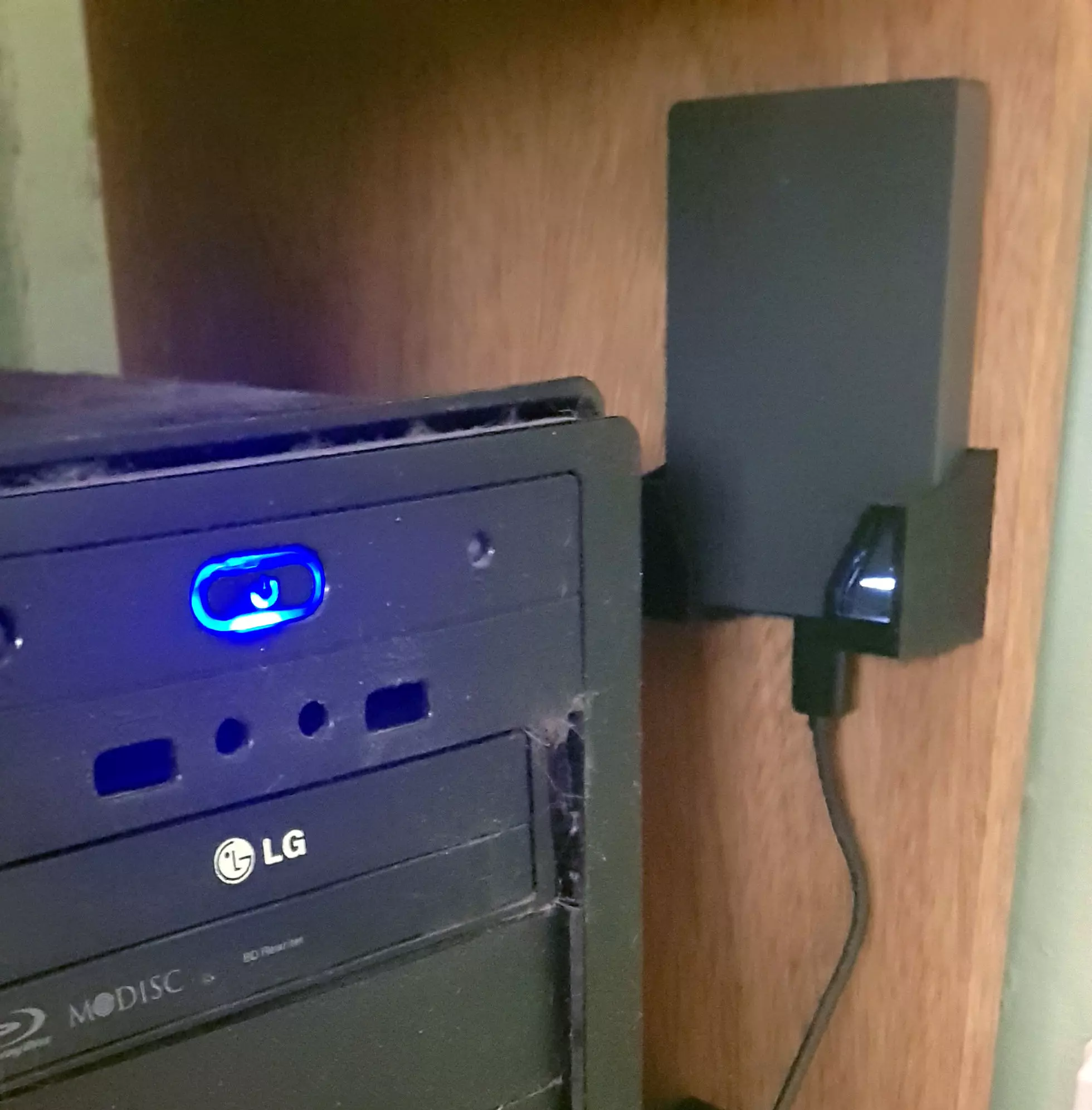 Soporte para disco rigido externo 3D print model