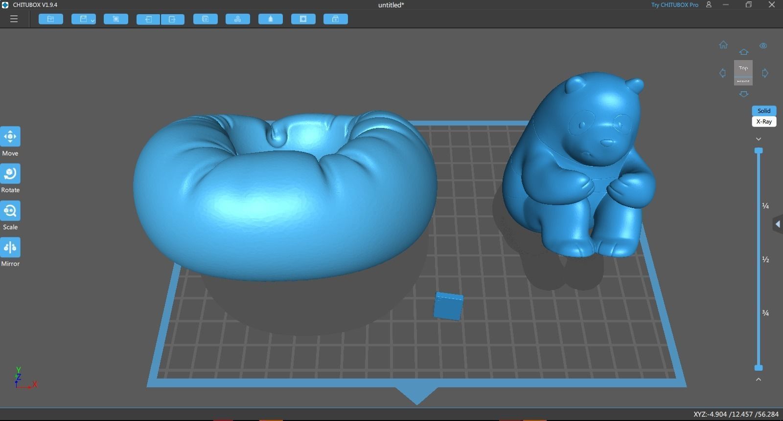 Panda Bear STL for 3D Printing 3D print model_1