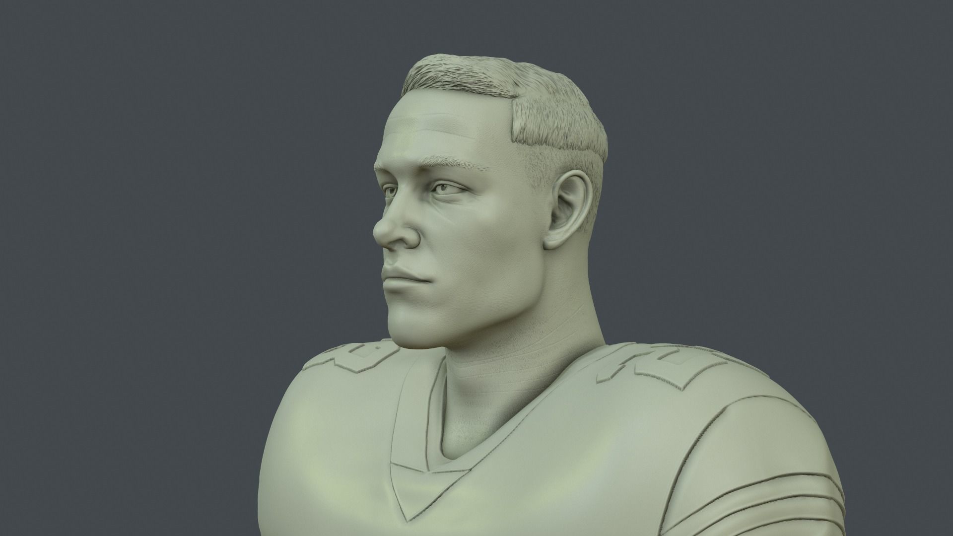 Christian McCaffrey 3D print model_19