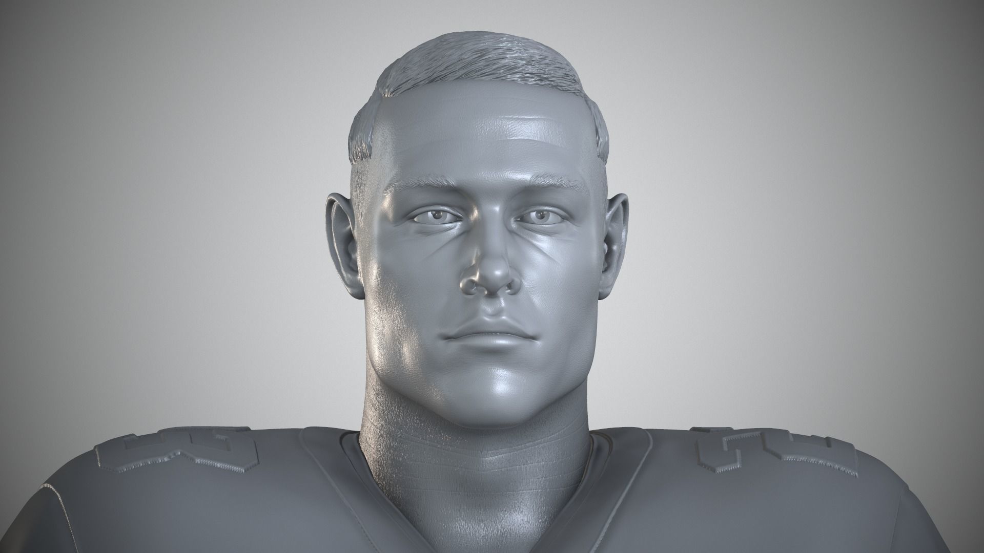 Christian McCaffrey 3D print model_5