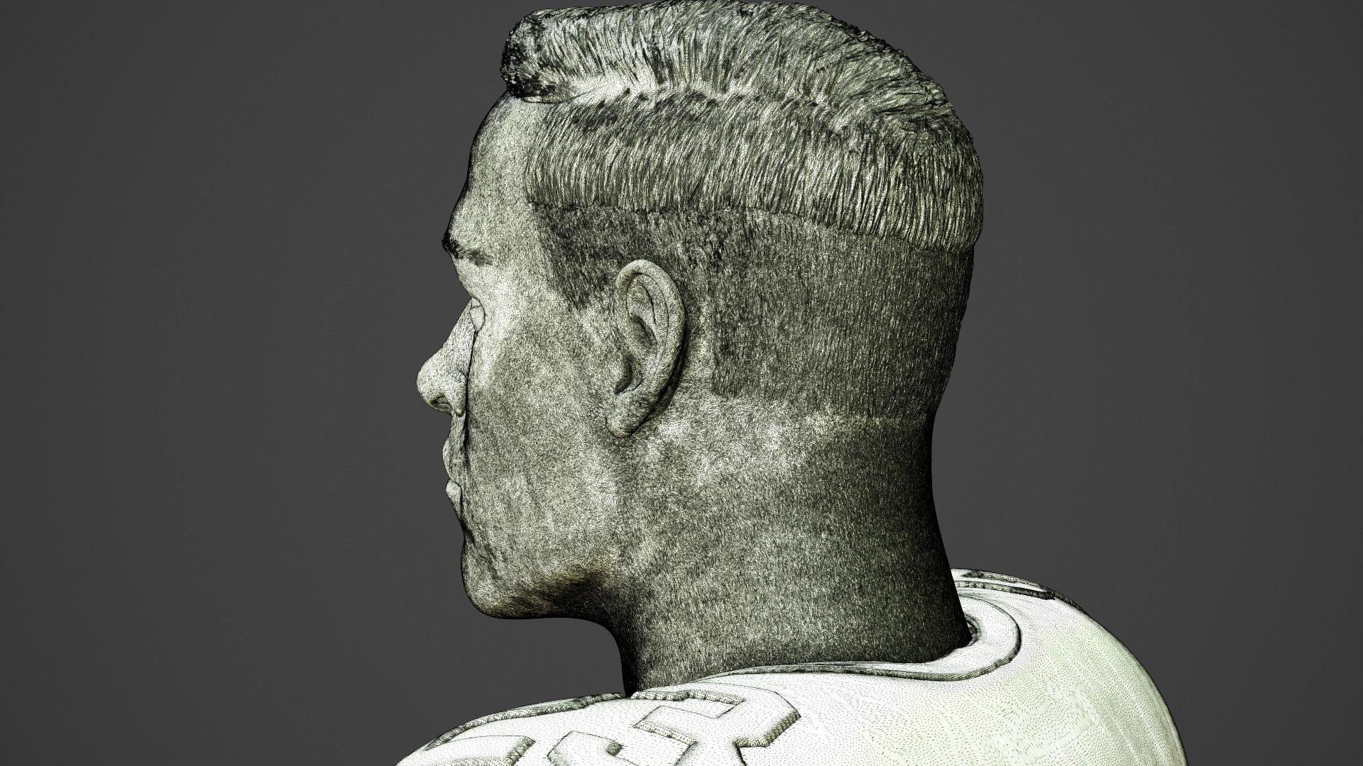 Christian McCaffrey 3D print model_29