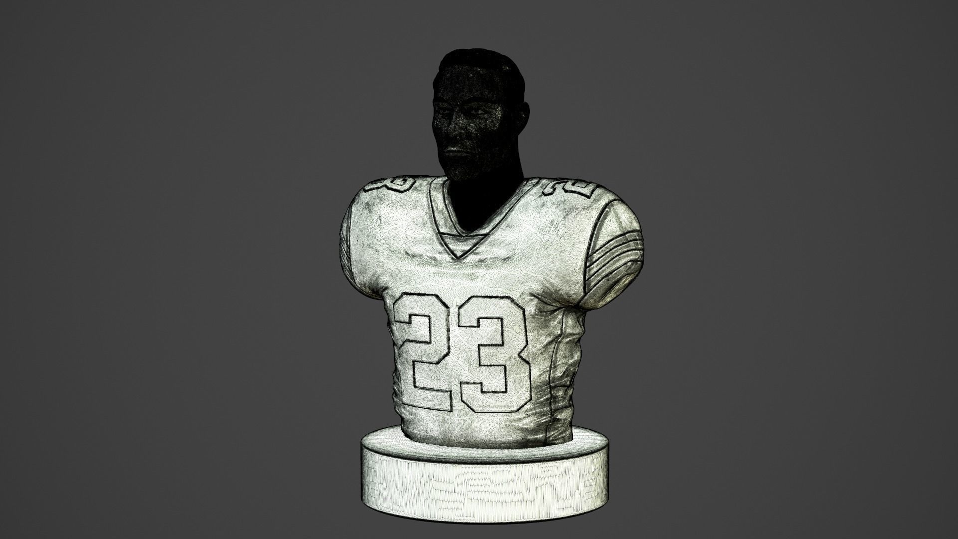 Christian McCaffrey 3D print model_27