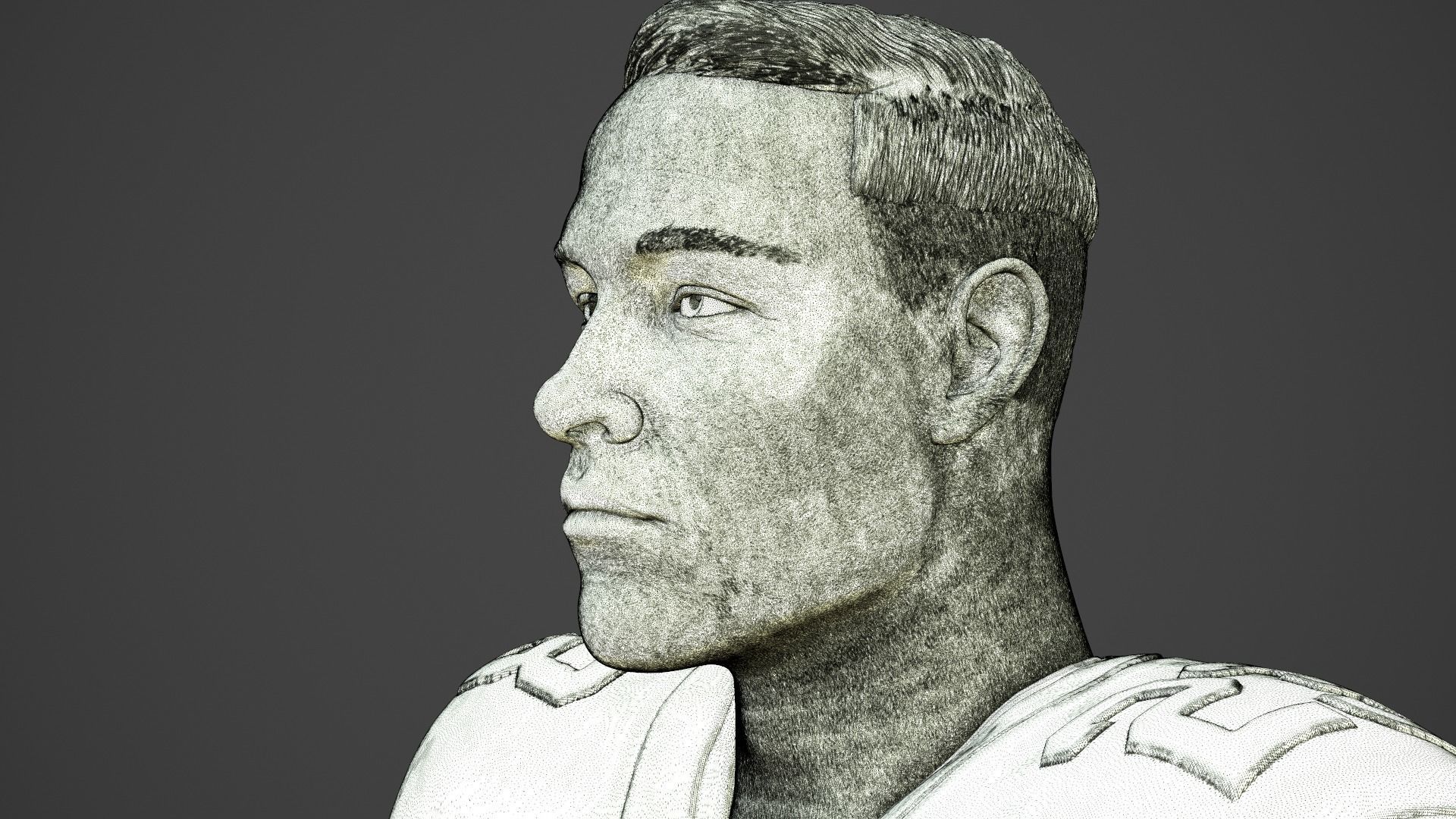 Christian McCaffrey 3D print model_28