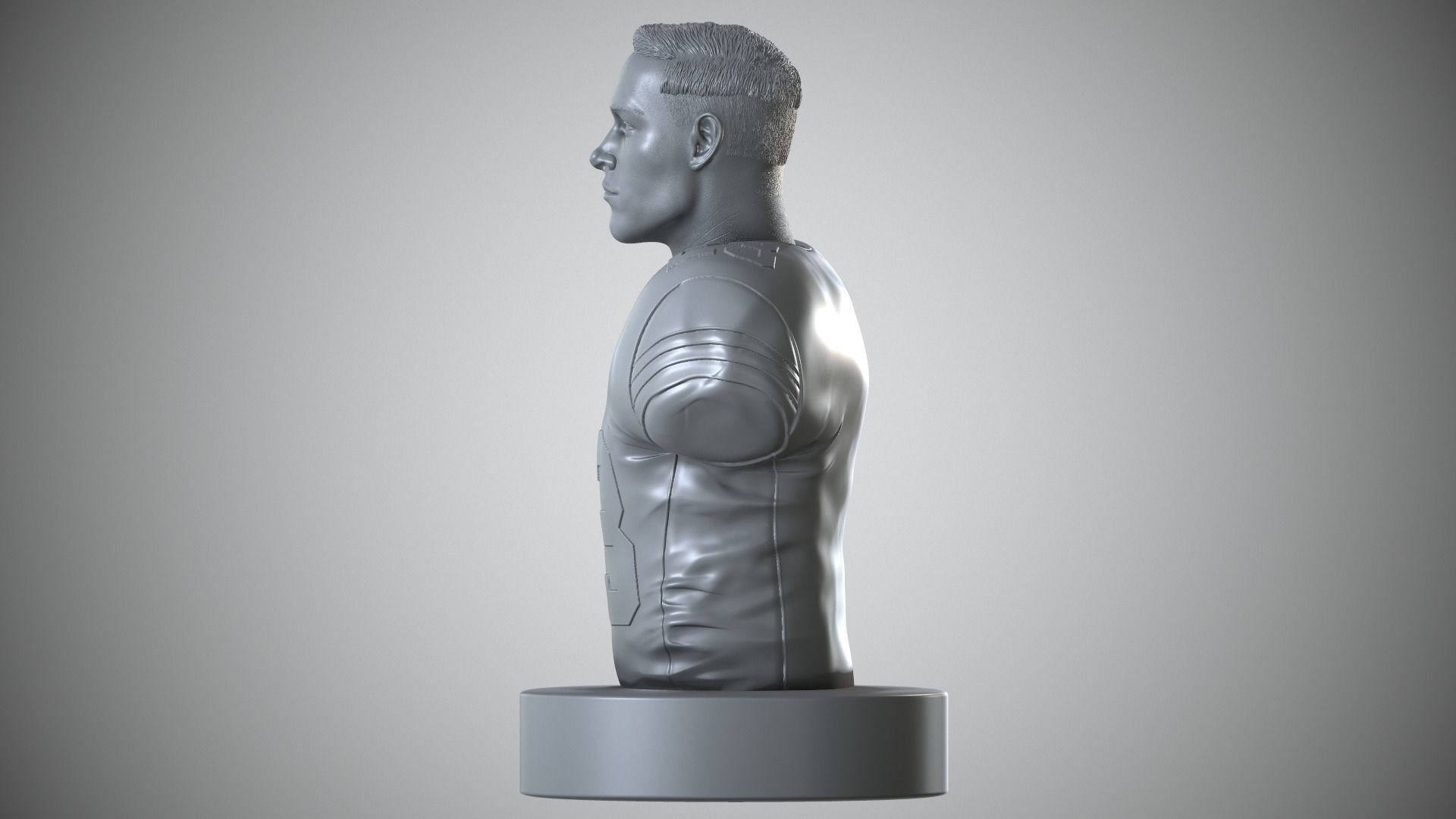 Christian McCaffrey 3D print model_3