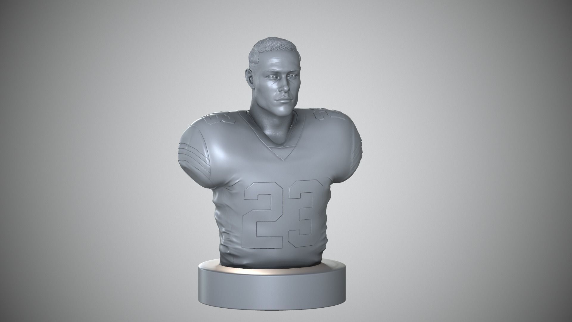 Christian McCaffrey 3D print model_11