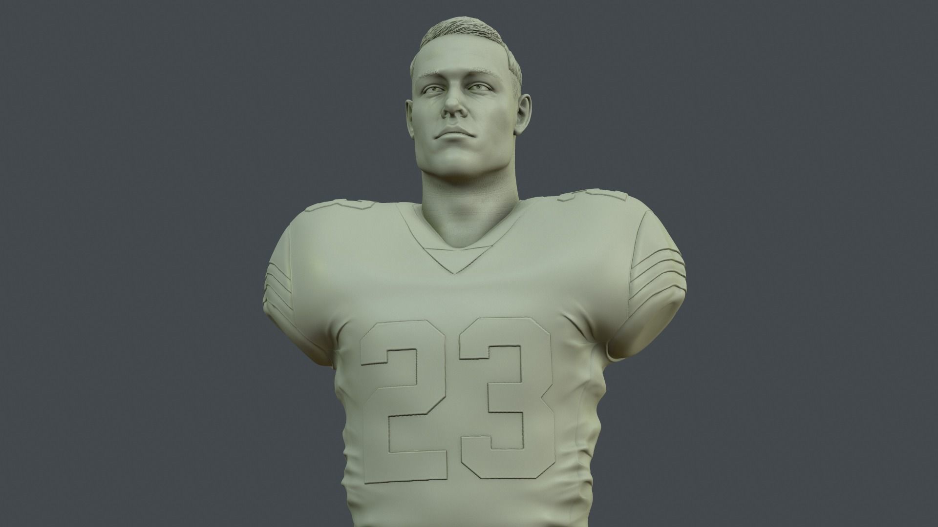 Christian McCaffrey 3D print model_20