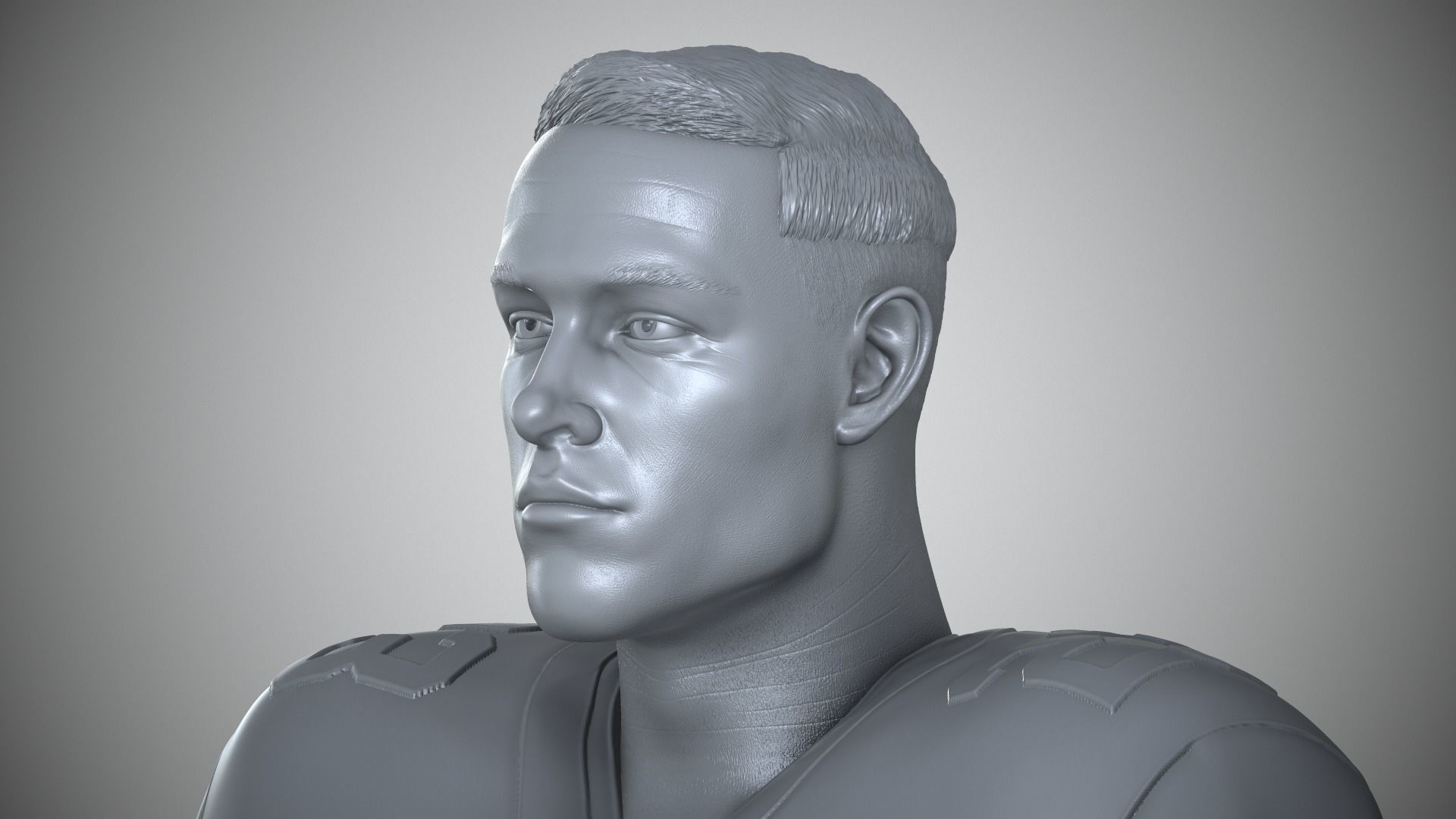 Christian McCaffrey 3D print model_6