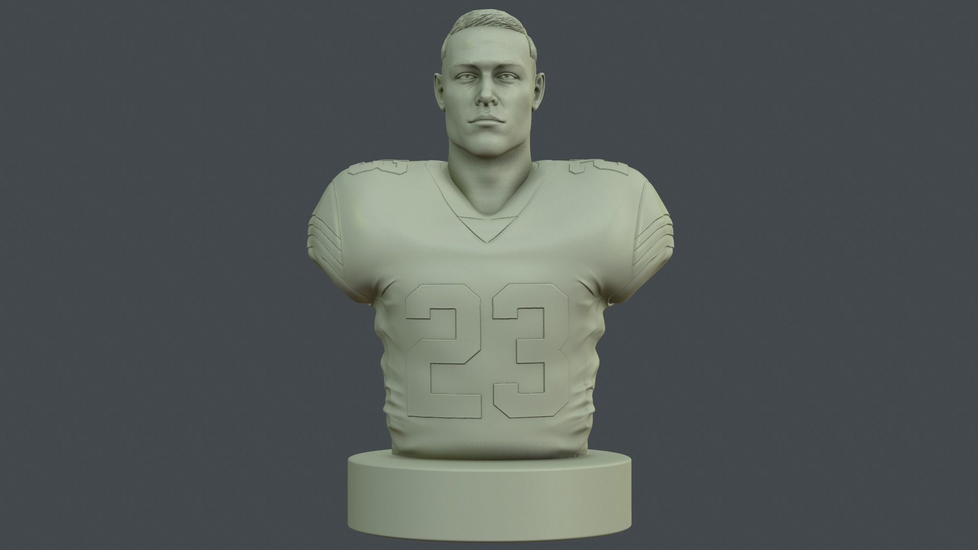 Christian McCaffrey 3D print model_22