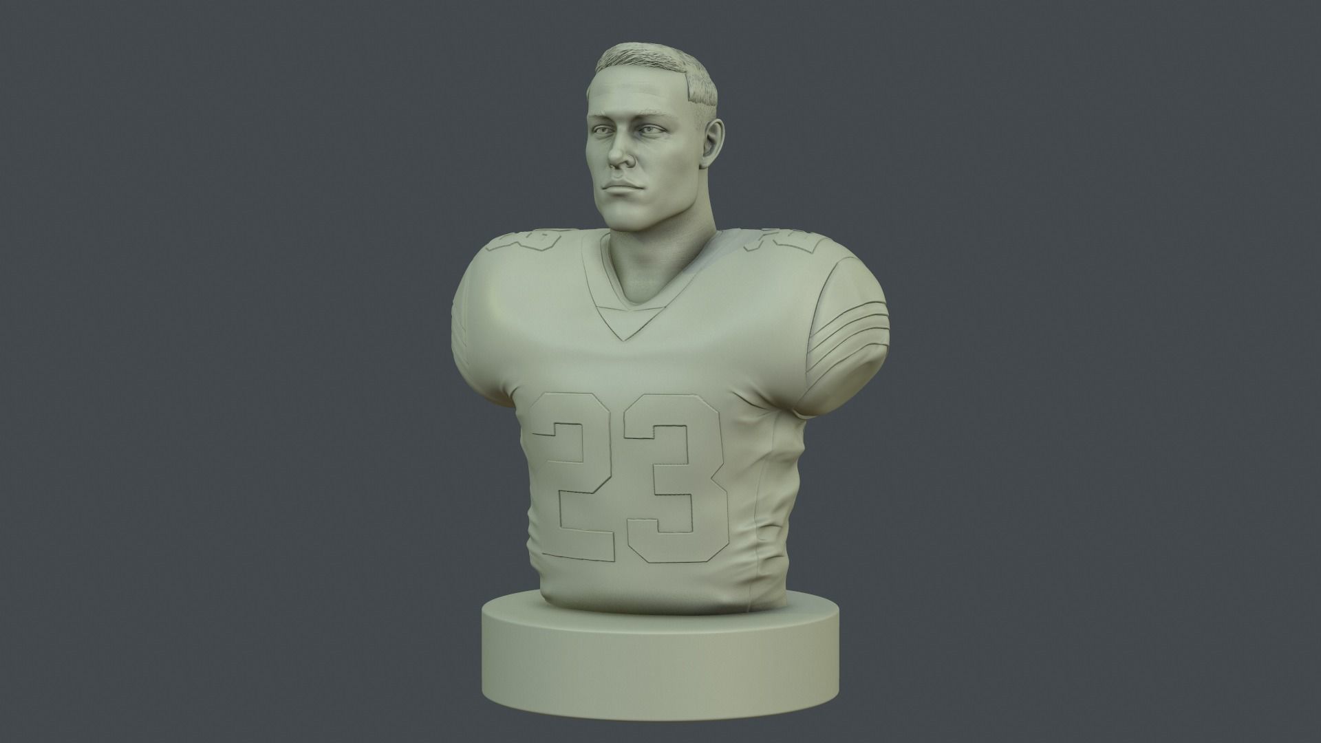 Christian McCaffrey 3D print model_16