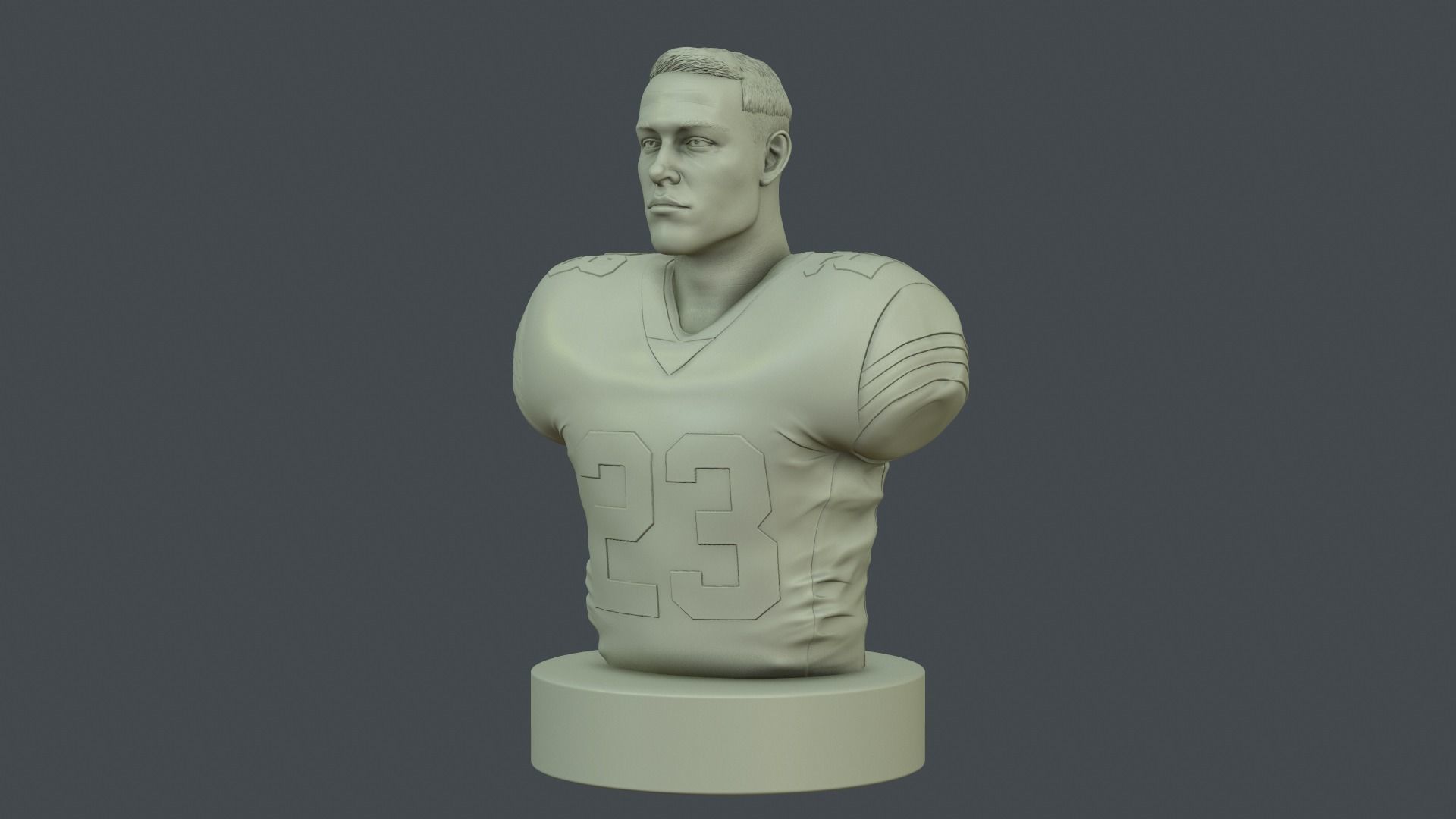 Christian McCaffrey 3D print model_18